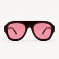 lunettes de soleil bordeaux face Osour La Ruby