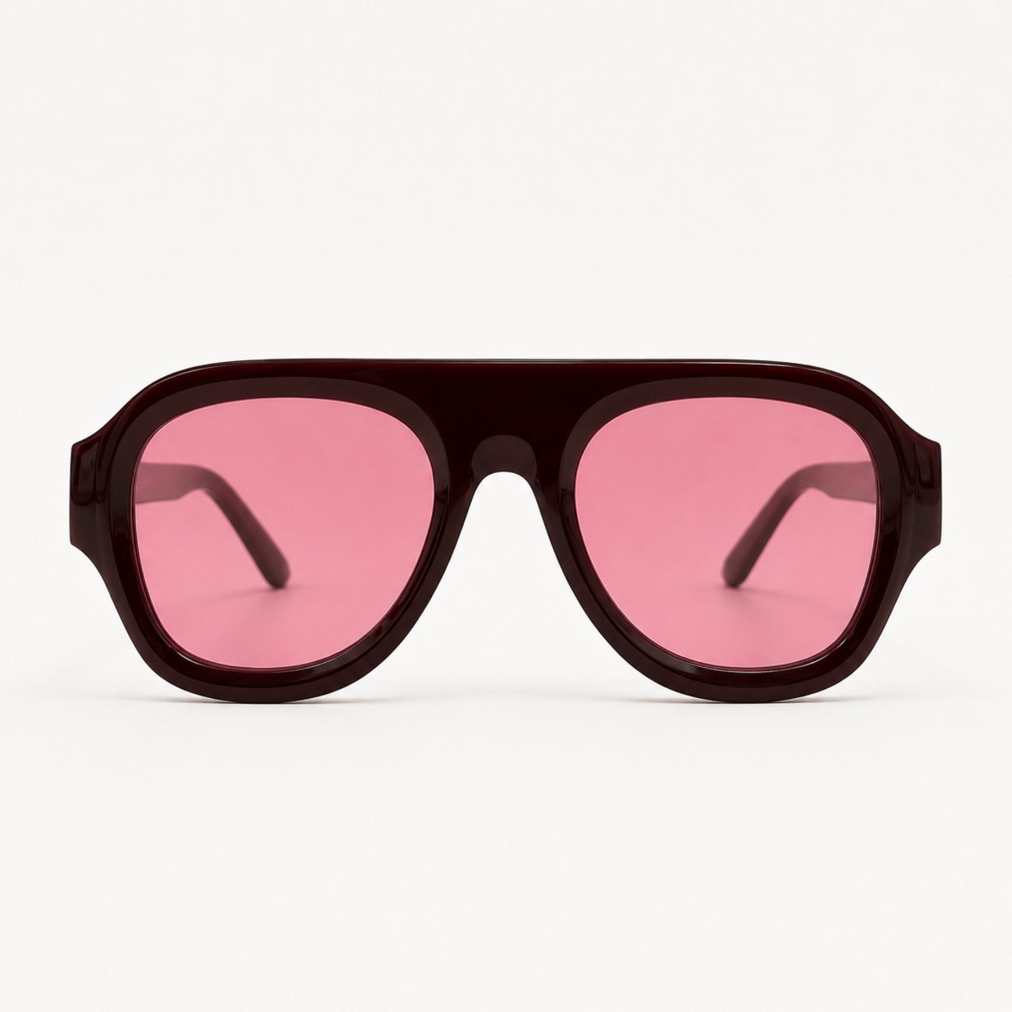 lunettes de soleil bordeaux face Osour La Ruby