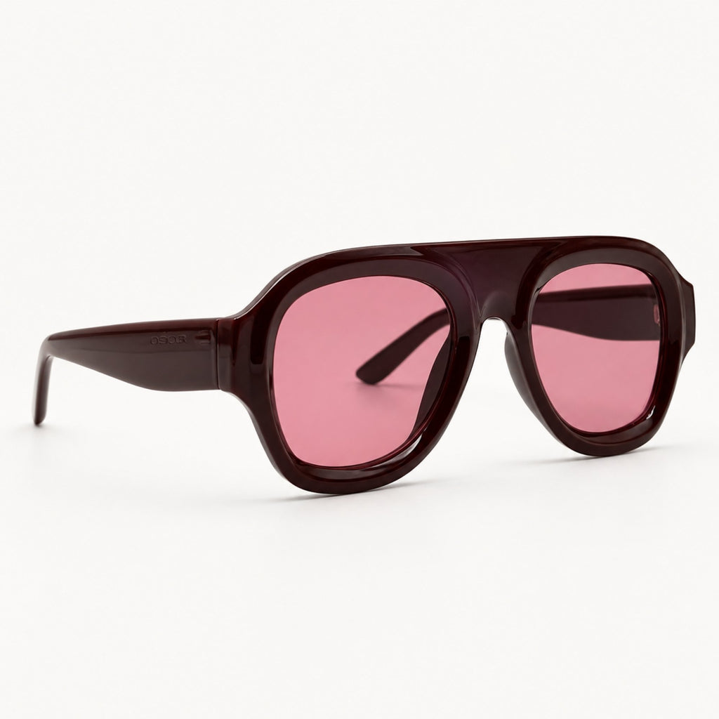 lunettes de soleil bordeaux profil Osour La Ruby