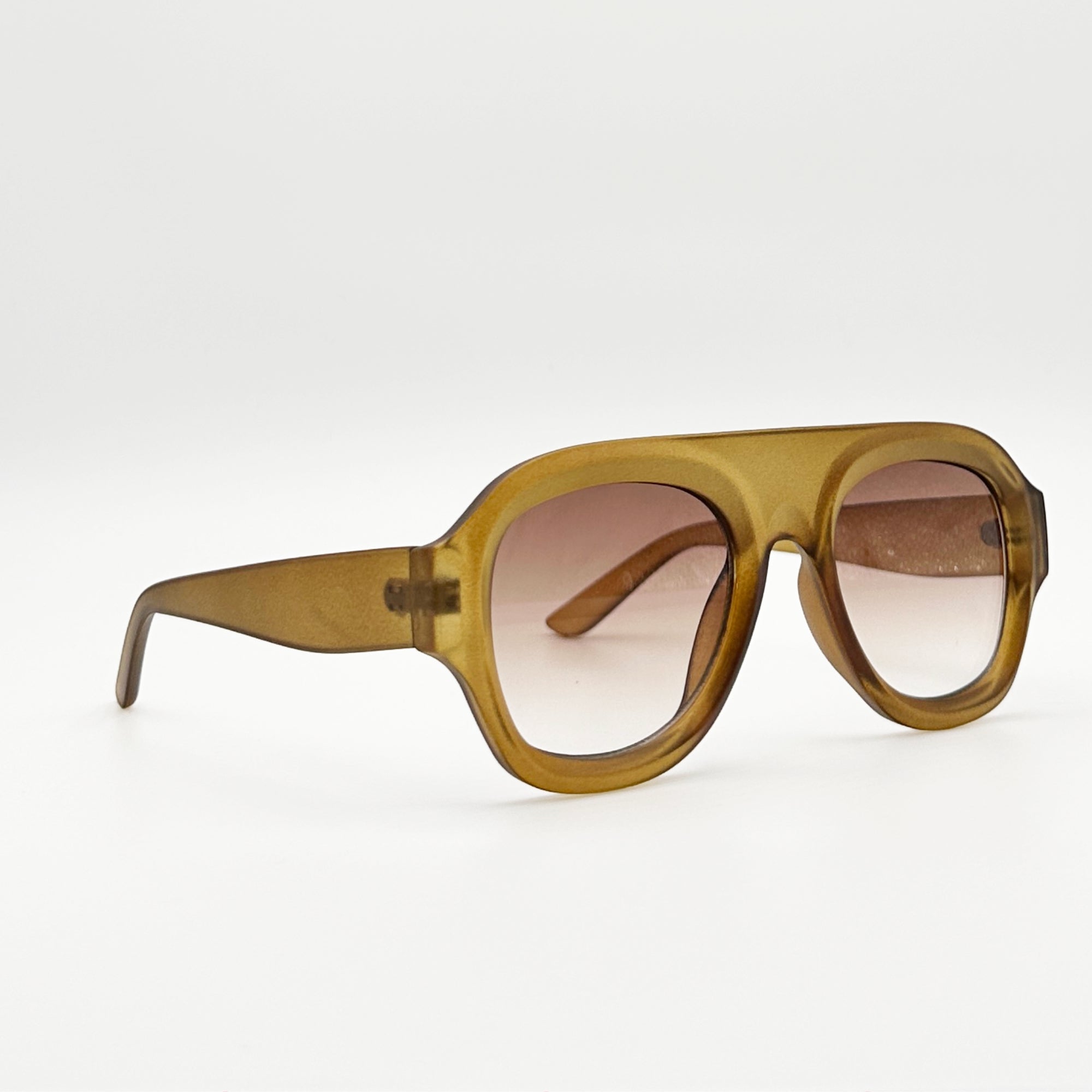 lunettes de soleil marron profil Osour La Dune