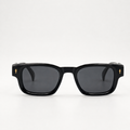 lunettes de soleil noires face Osour La Soleo