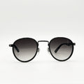 lunettes de soleil rondes grises Osour Azura Grey face