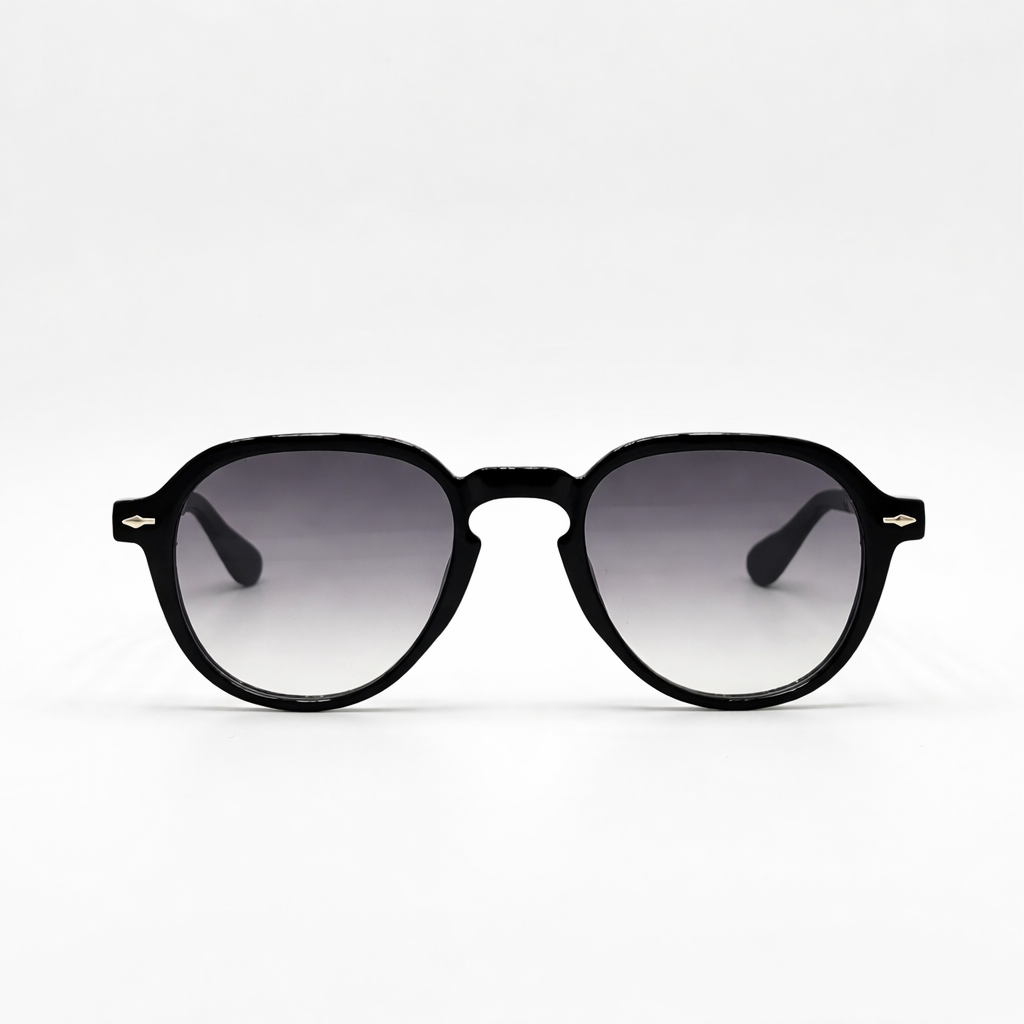 lunettes de soleil rondes grises Osour Lior Grey