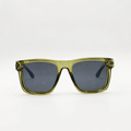 lunettes de soleil vert olive face Osour La Olive