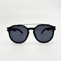Lunettes de soleil aviateur noires La Selva vue de face